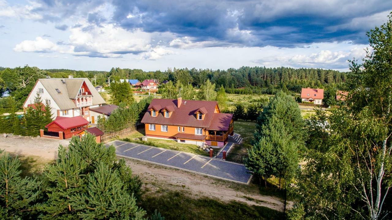 "Rowerowa Przystan" Turystyka Wiejska Nad Jeziorem Serwy W Sercu Puszczy Sucha Rzeczka Eksteriør billede