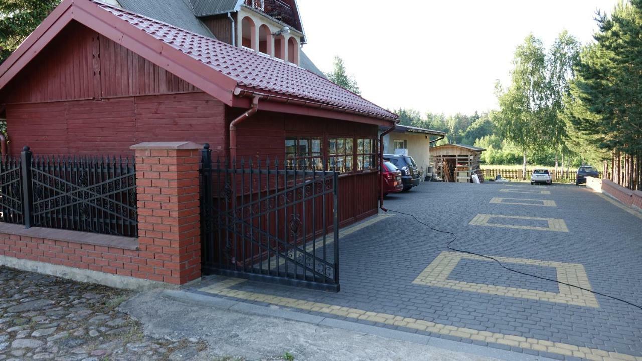 "Rowerowa Przystan" Turystyka Wiejska Nad Jeziorem Serwy W Sercu Puszczy Sucha Rzeczka Eksteriør billede