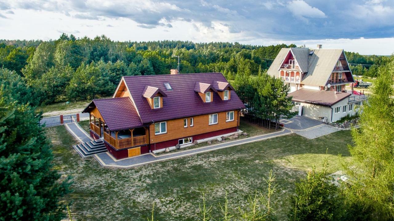 "Rowerowa Przystan" Turystyka Wiejska Nad Jeziorem Serwy W Sercu Puszczy Sucha Rzeczka Eksteriør billede