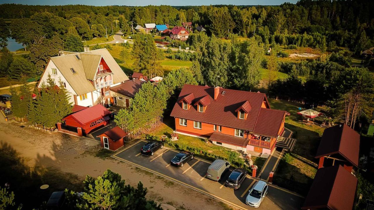 "Rowerowa Przystan" Turystyka Wiejska Nad Jeziorem Serwy W Sercu Puszczy Sucha Rzeczka Eksteriør billede